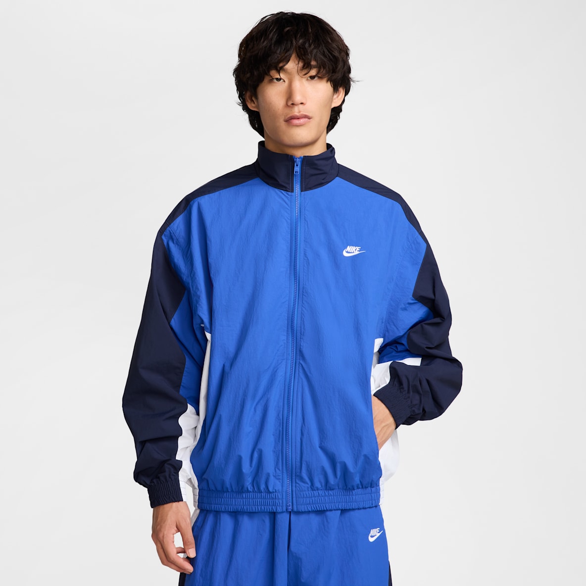 Nike Trail ナイキ　ウィンドブレーカー　ジャンバー ブルー　水色 Nike Trail ナイキ ウィンドブレーカー ジャンバー ブルー 水色